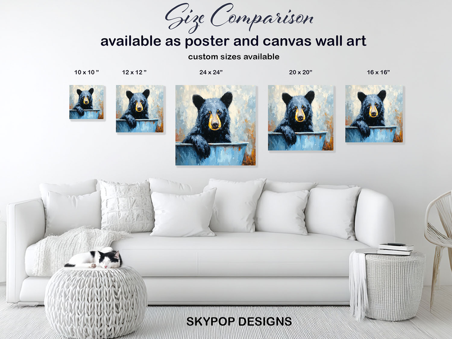 7.jpg Bear Bath Time Art