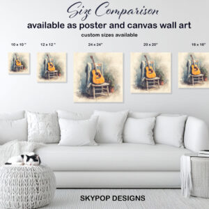 Acoustic Guitar Serenade Art
