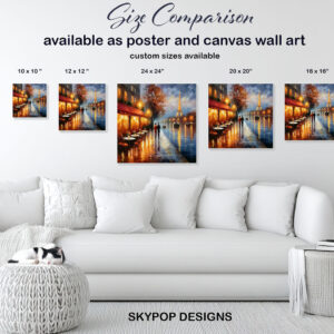 Parisian Romance Eiffel Tower Art