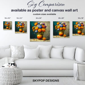 Marigold Bouquet Art