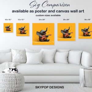 Elephant Music Jam Session Art