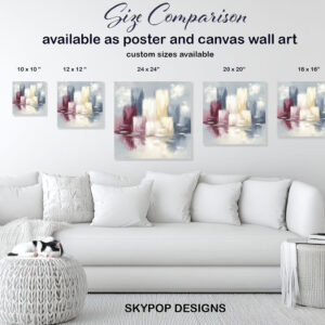 Cityscape Reflections Art