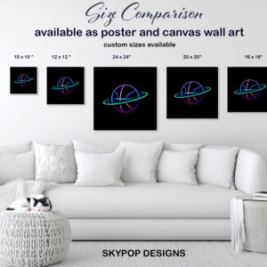 Basketball Planet Art