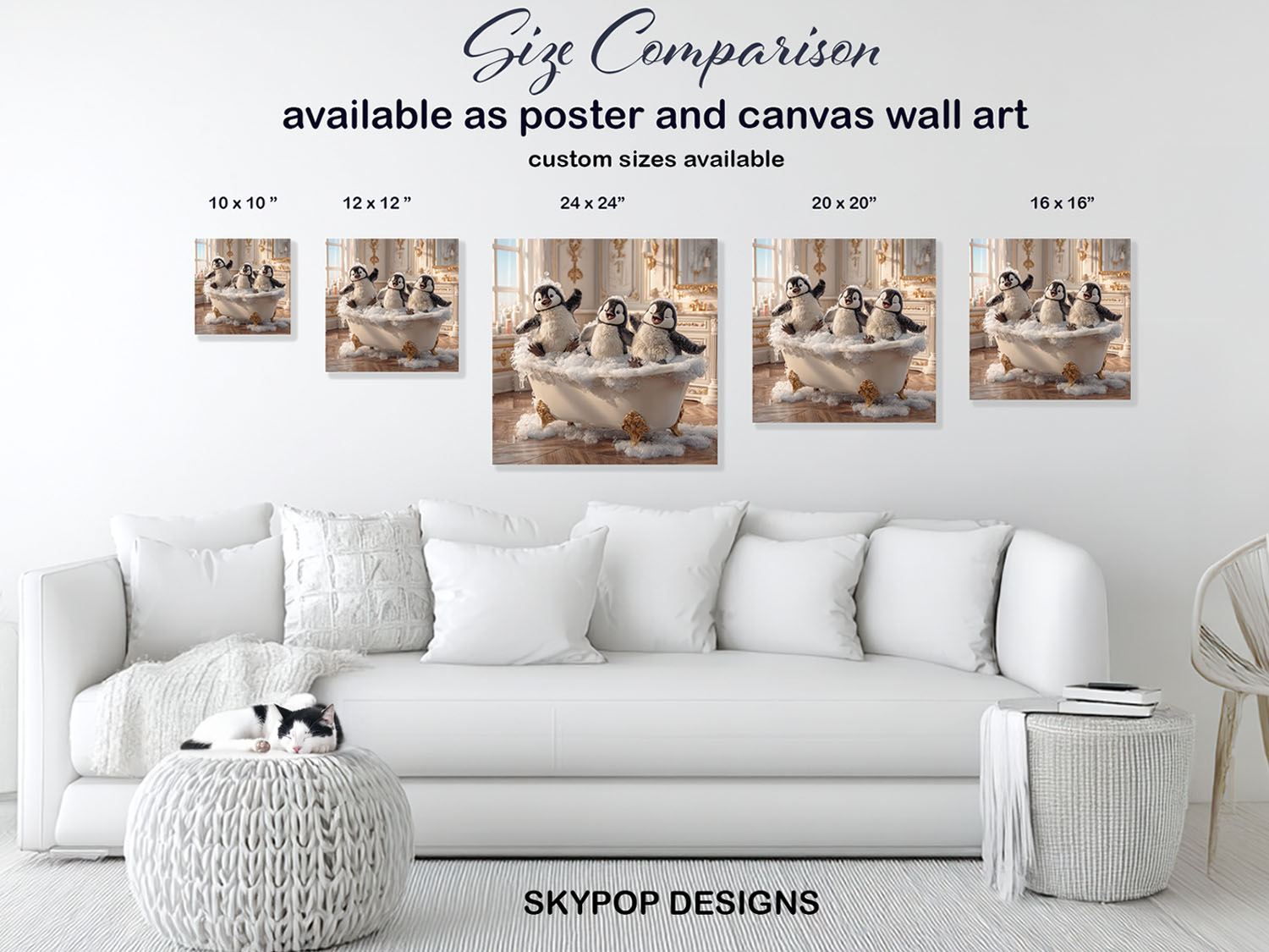 7.jpg Penguin Bubble Bath Art