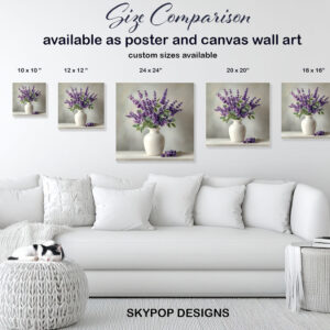 Lavender Bouquet Art