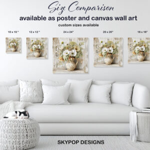 Anemone Hydrangea Floral Art