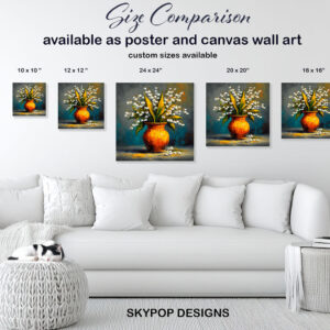 Lily of the Valley Vase Art