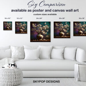 Cherry Blossom In Vase Art