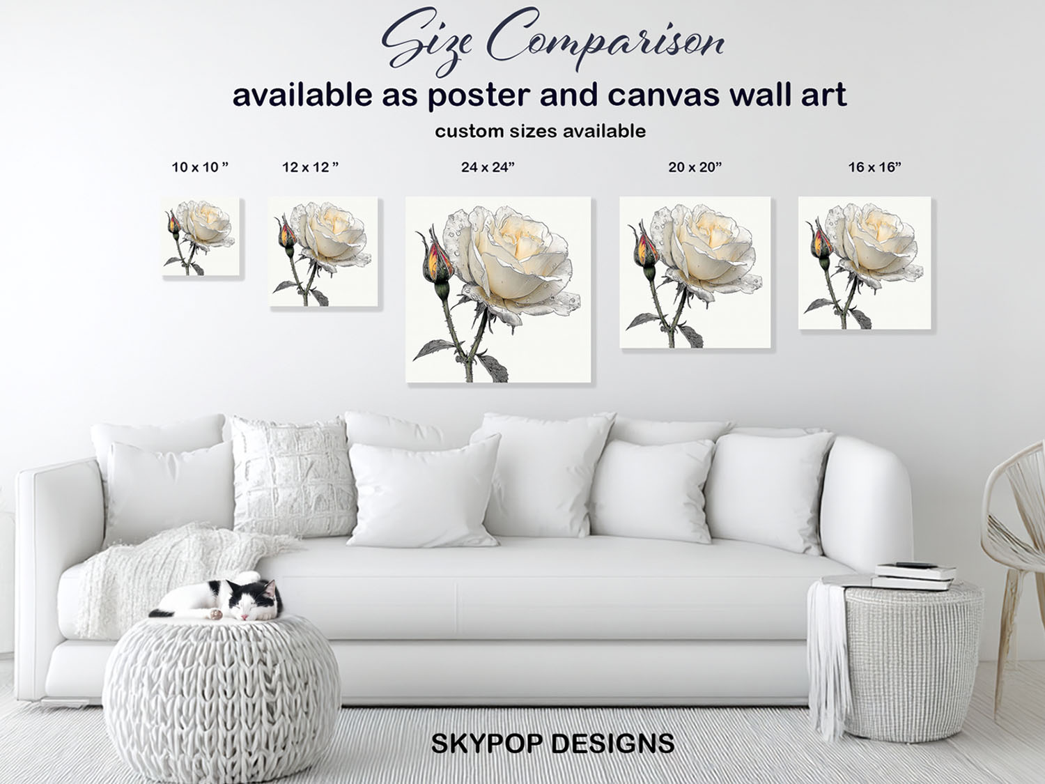 7.jpg White Rose Dewdrops Art