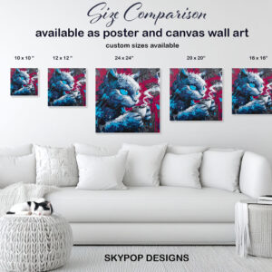 Cat Coffee Vibes Art