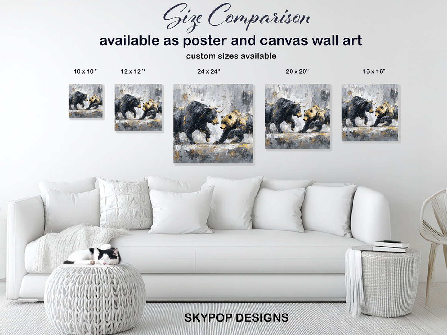 7.jpg Bull and Bear Fight Art