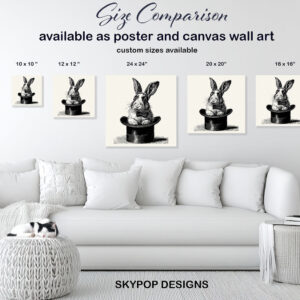 Bunny in a Hat Art