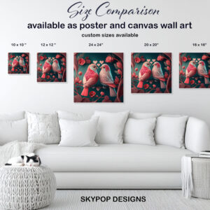 Love Birds Blossom Art