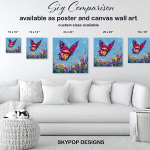 Butterfly Garden Art