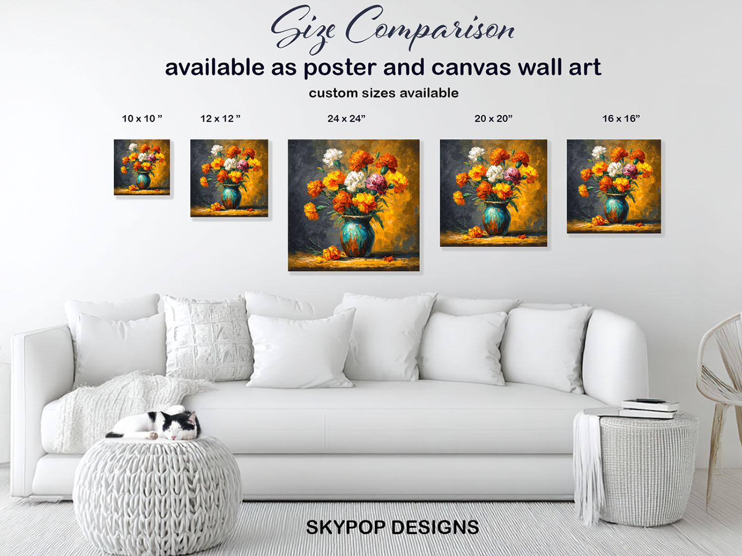 7.jpg Marigold Bouquet Art