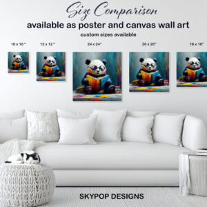 Panda Reads Art