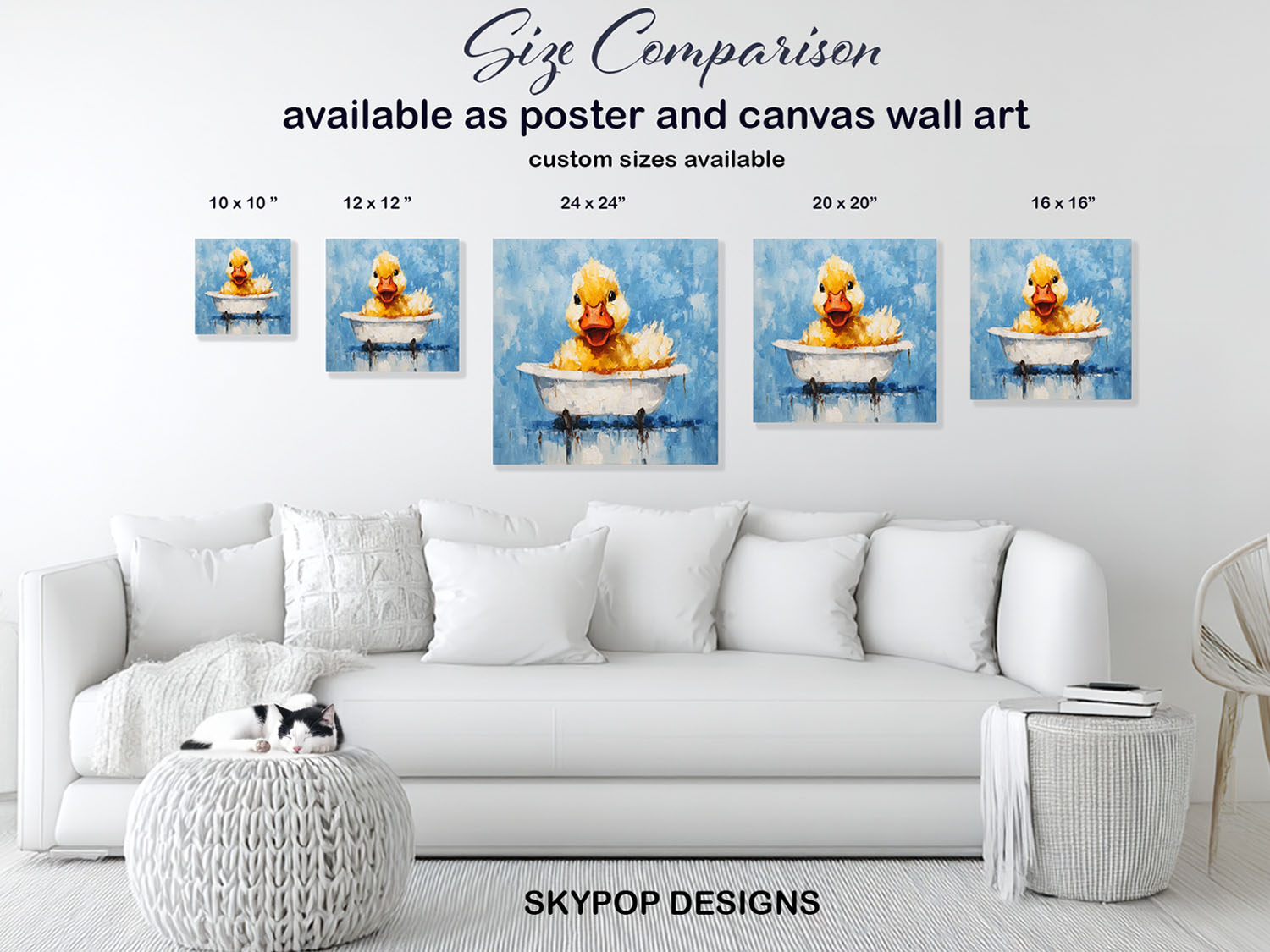 7.jpg Duckling Bath Time Art