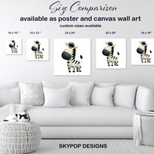 Zebra Friendship Art