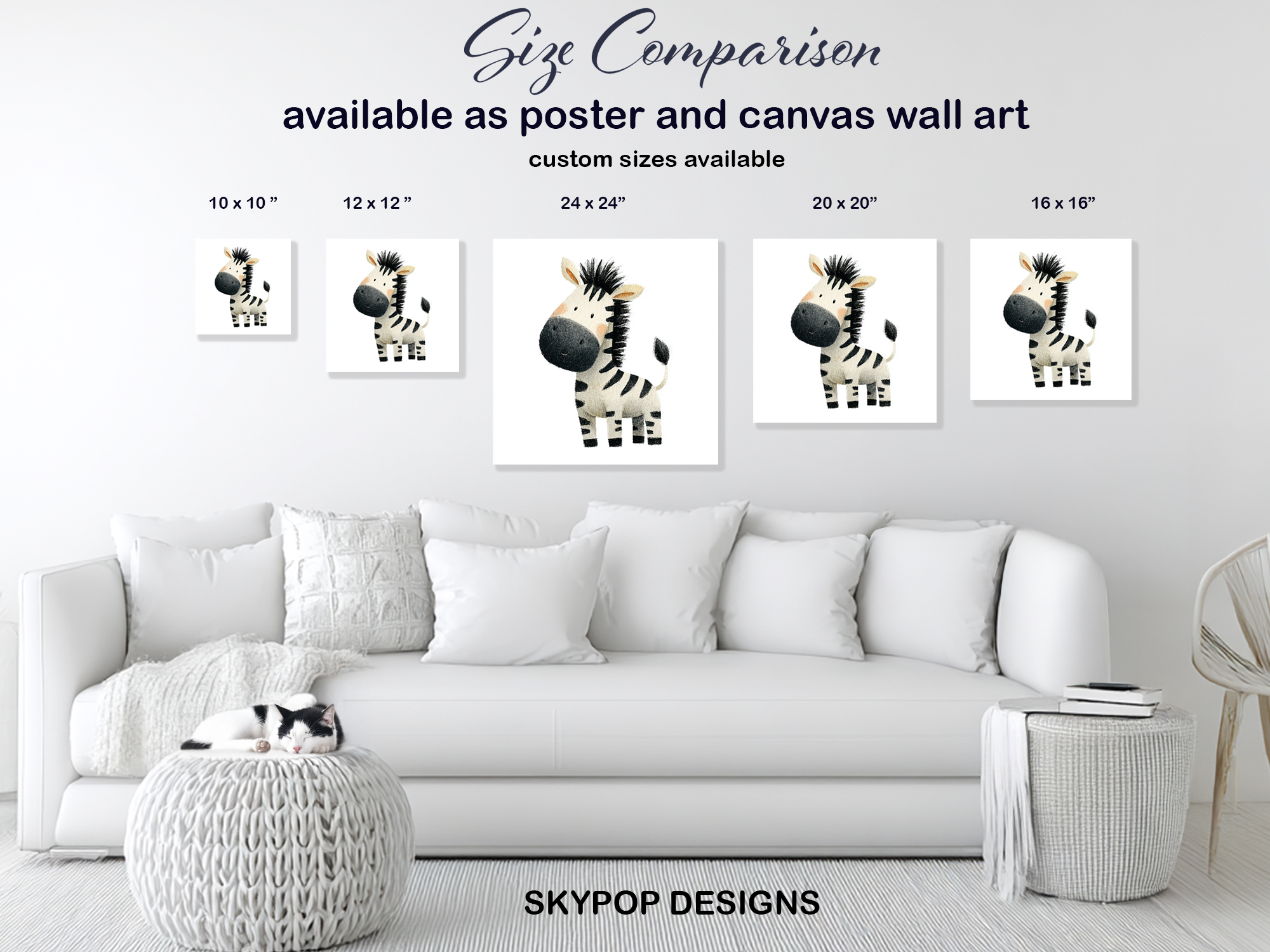 7.jpg Zebra Friendship Art