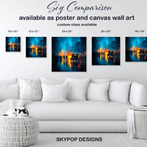 Roaring Twenties Street Scene Art