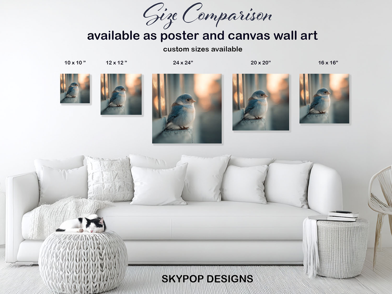 7.jpg Little Blue Bird Art