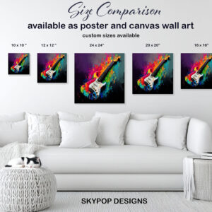 Guitar Explosion Art