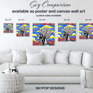 City Dreams Abstract Art