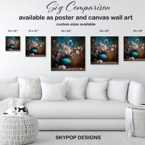 Cherry Blossom Vase Art