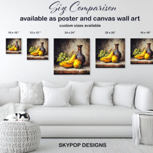 Vibrant Harvest Still Life Art