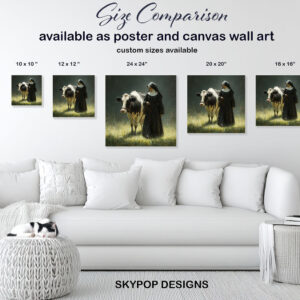 Cow Nun Art