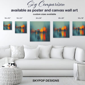 Rainy City Stroll Art