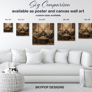 Gentleman's Tea Party Art