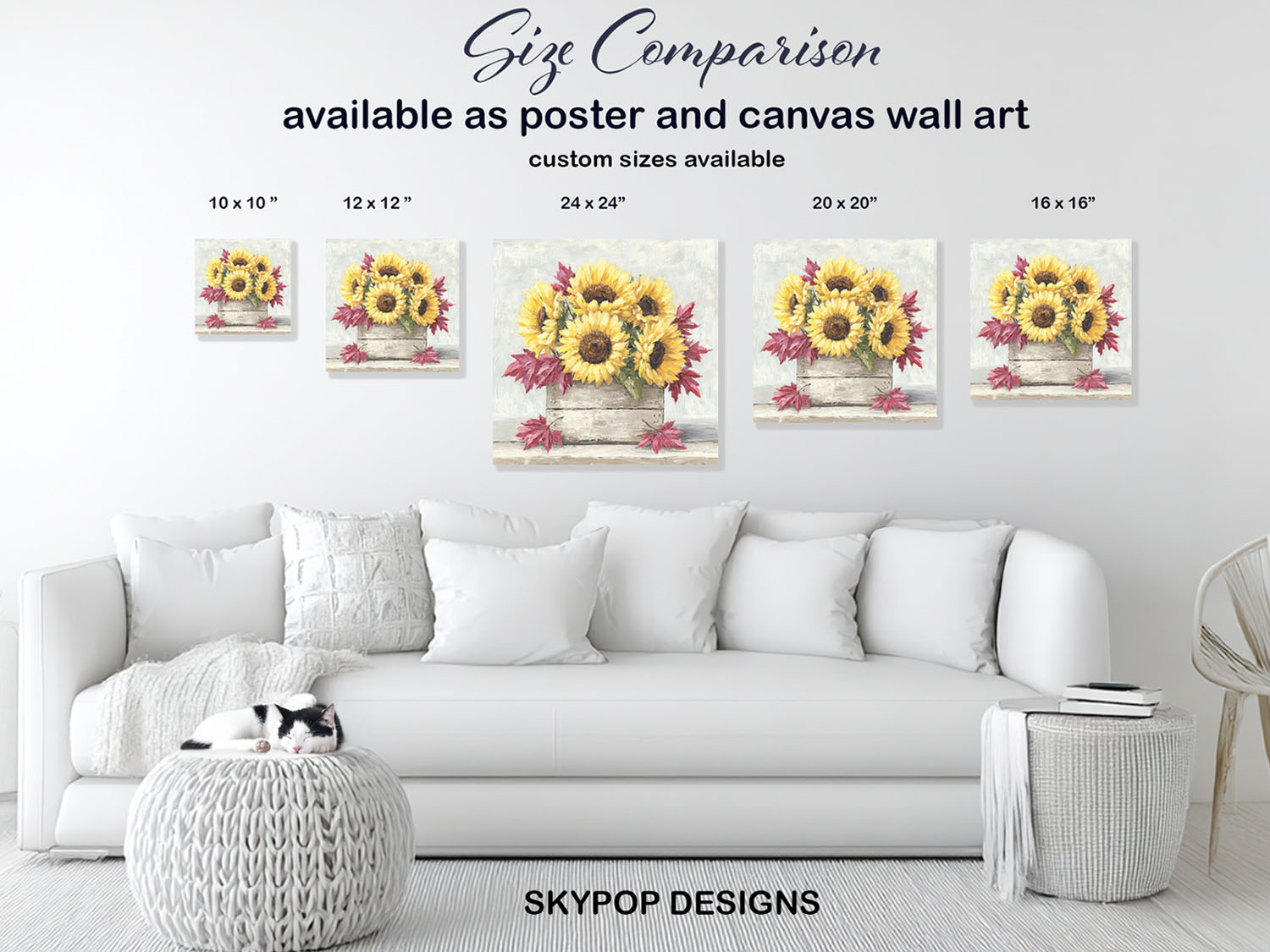 7.jpg Sunflower Harvest Crate Art