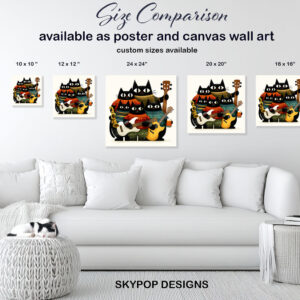 Cool Cat Jam Session Art