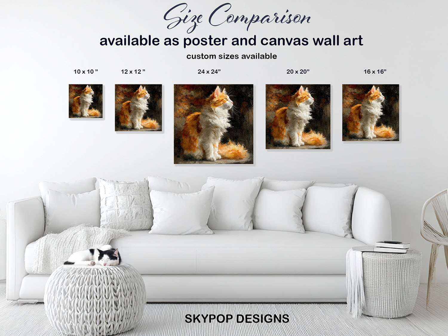 7.jpg Orange Cat Art