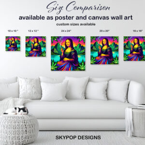 Mona Lisa Chill Vibes Art