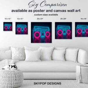 Boombox Wall Art