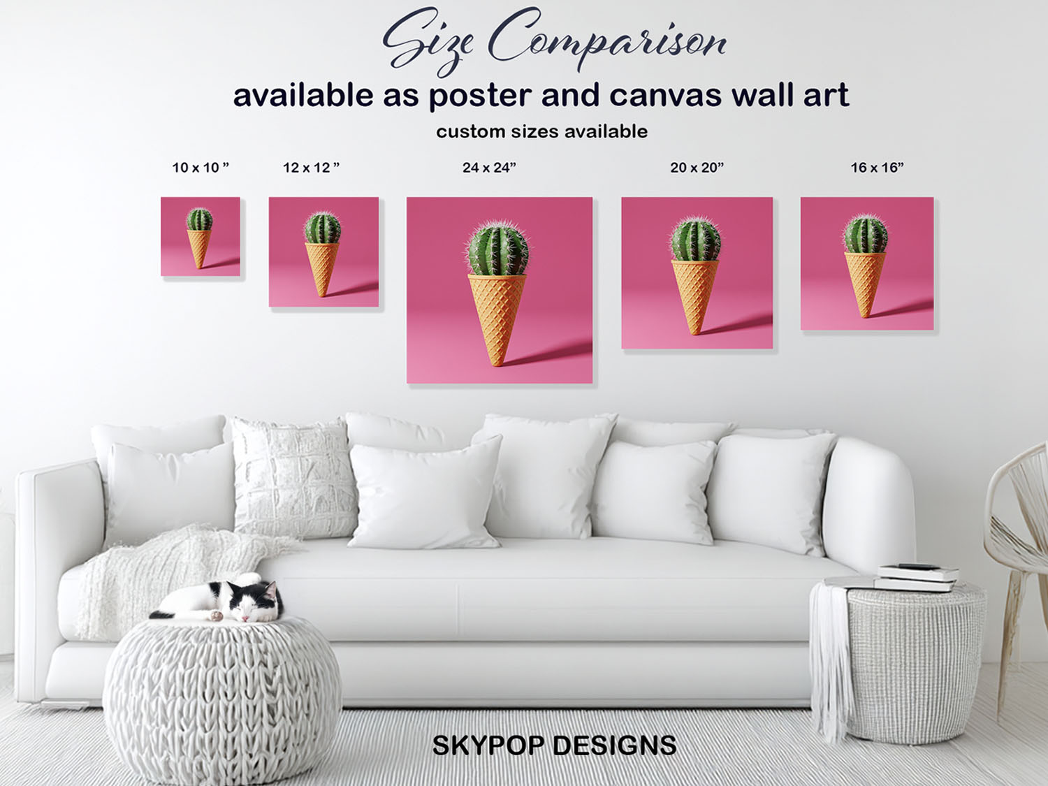 7.jpg Cactus Cone Pop Art