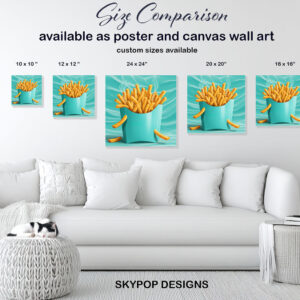 Golden Fries Perfection Art