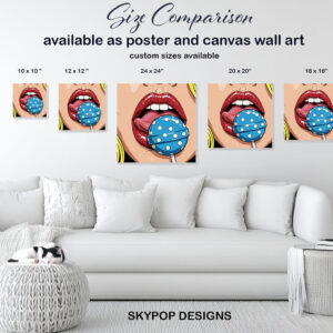 Lollipop Lips Art