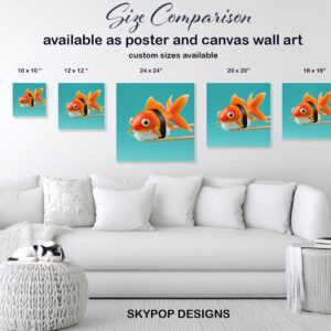 Goldfish Sushi Art