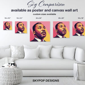 Martin Luther King Jr. Portrait Art