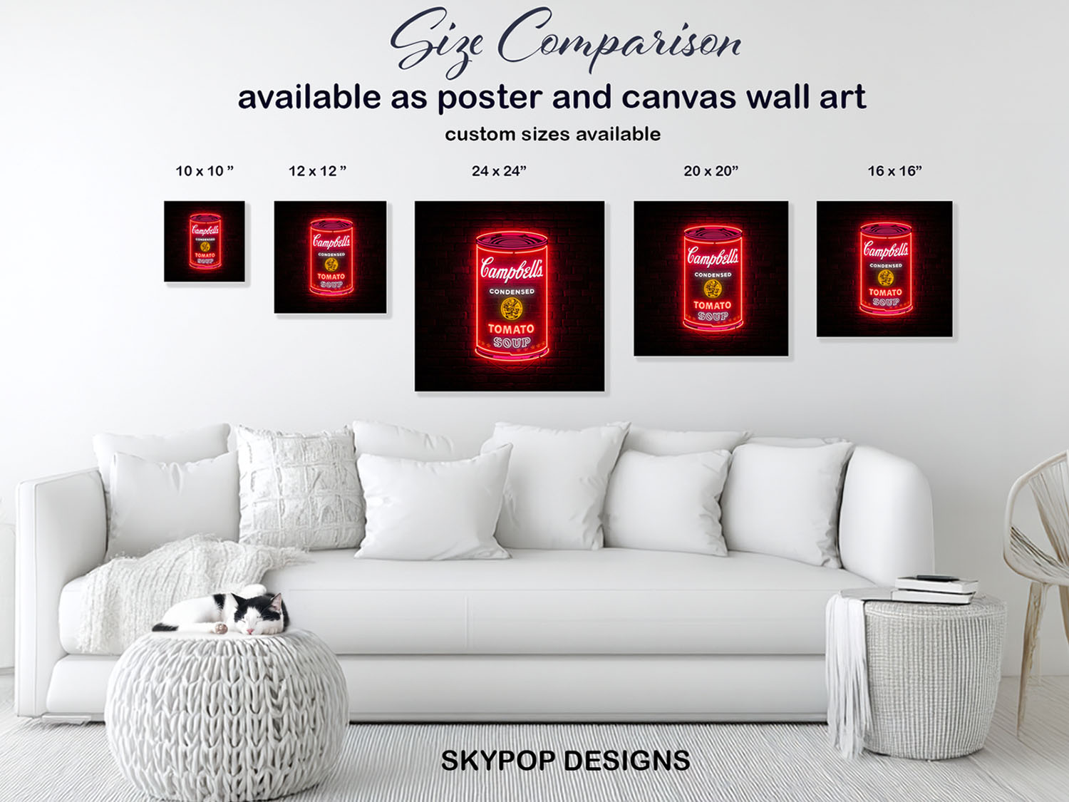 7.jpg Campbell's Soup Can Neon Art