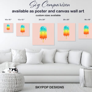 Melting Popsicle Art