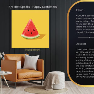 Watermelon Slice Art