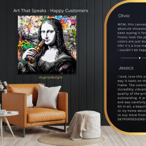 Mona Lisa Beer Break Art