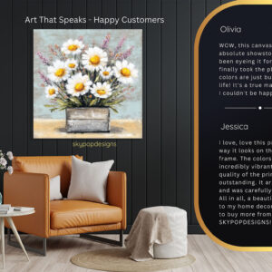 Daisy Flower Box Art