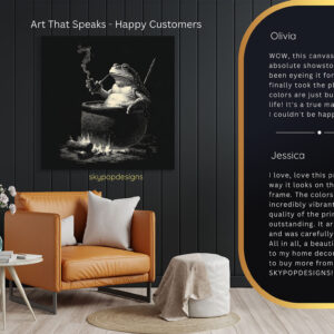 Frog Smoking Pipe Art