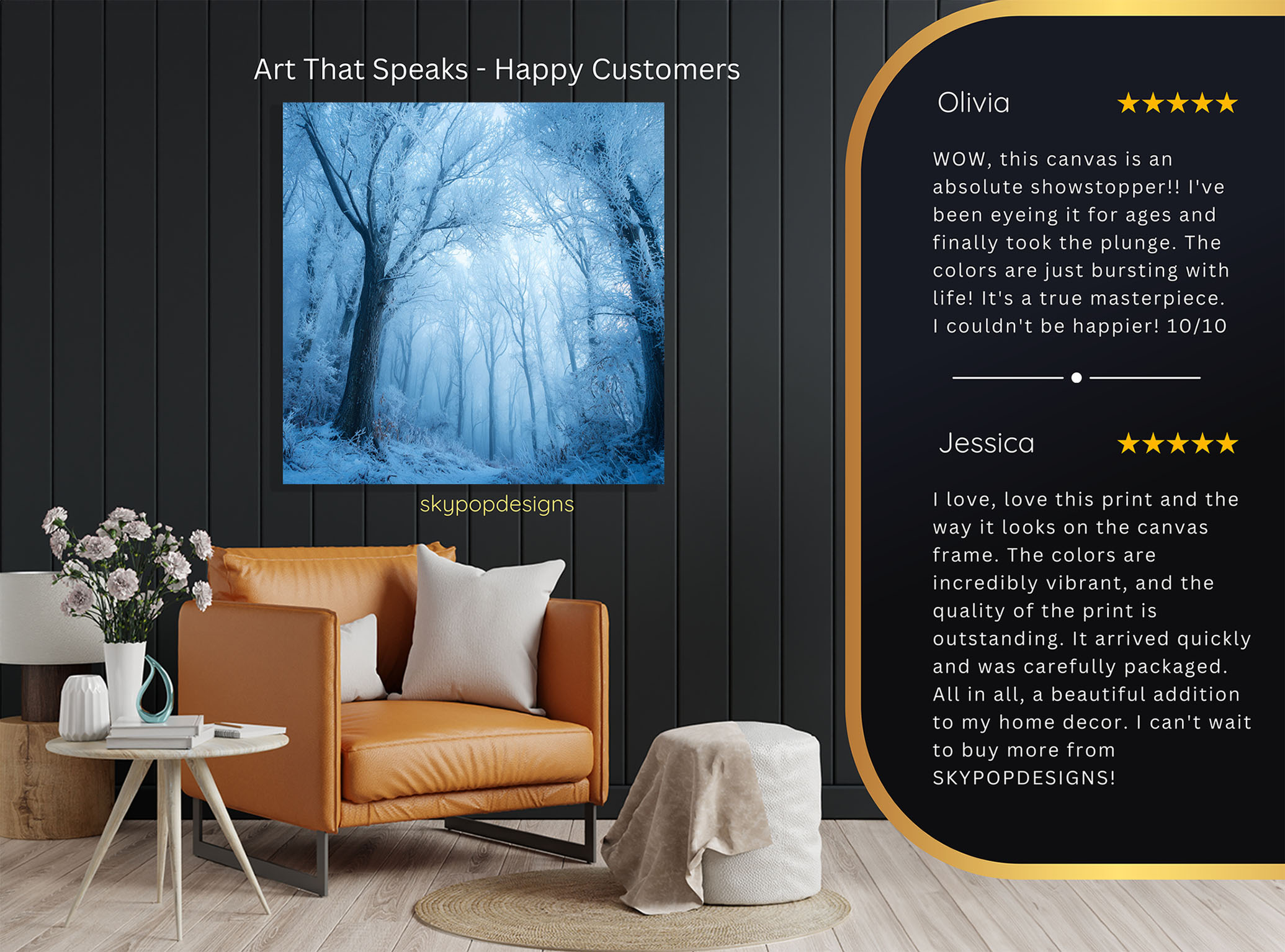 8.jpg Frosted Forest Path Art