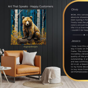 Bear Forest Art